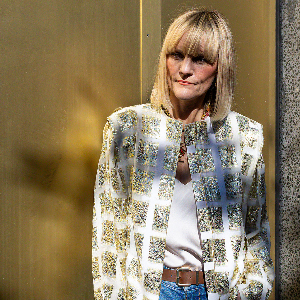 Silver star blouse 