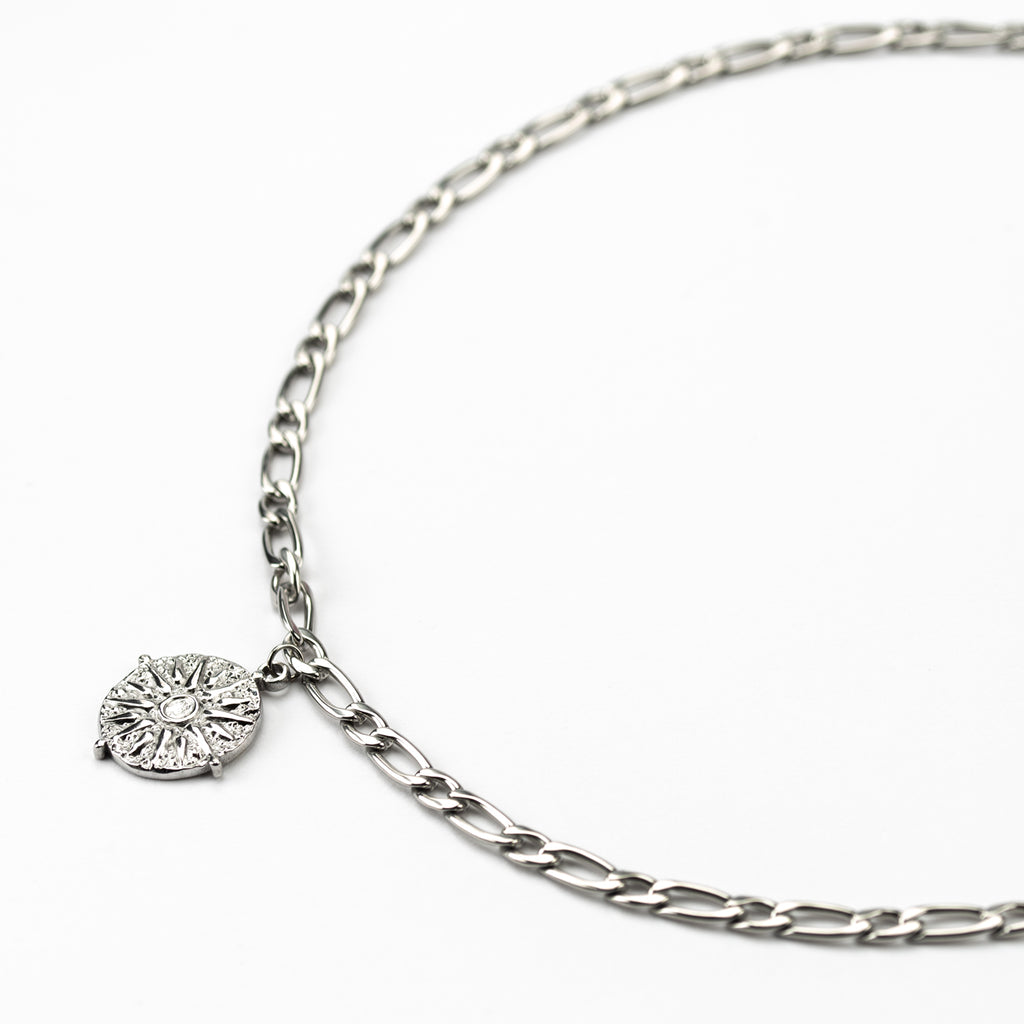 Yasmin Silver Pendant Necklace