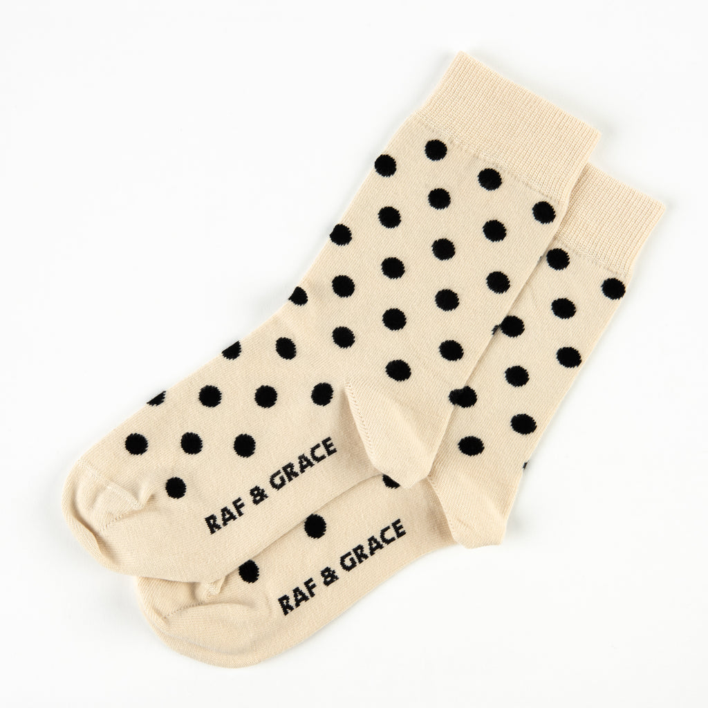 Men's Cotton Rich Polka Dot Ankle Socks - Size 6-11, Colorful Everyday Casual Socks