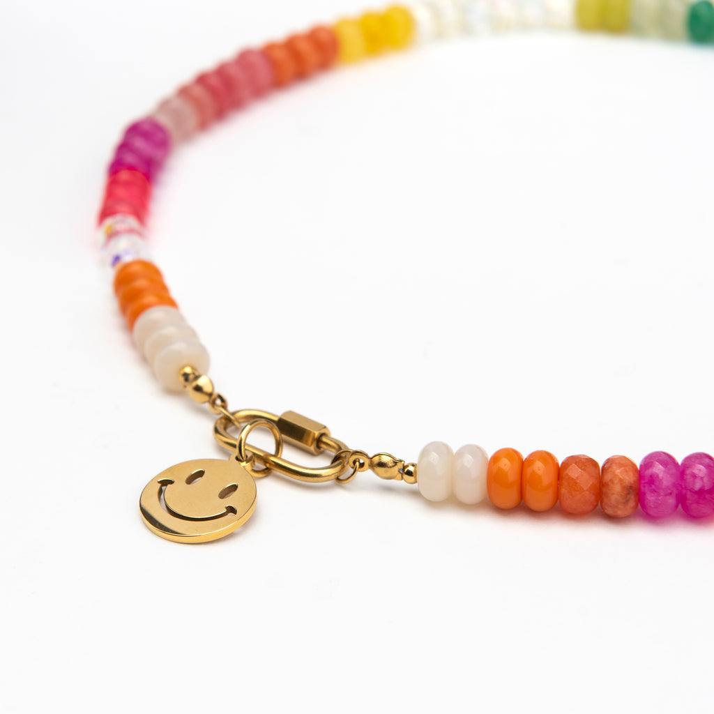 Rainbow Candy Smile Necklace