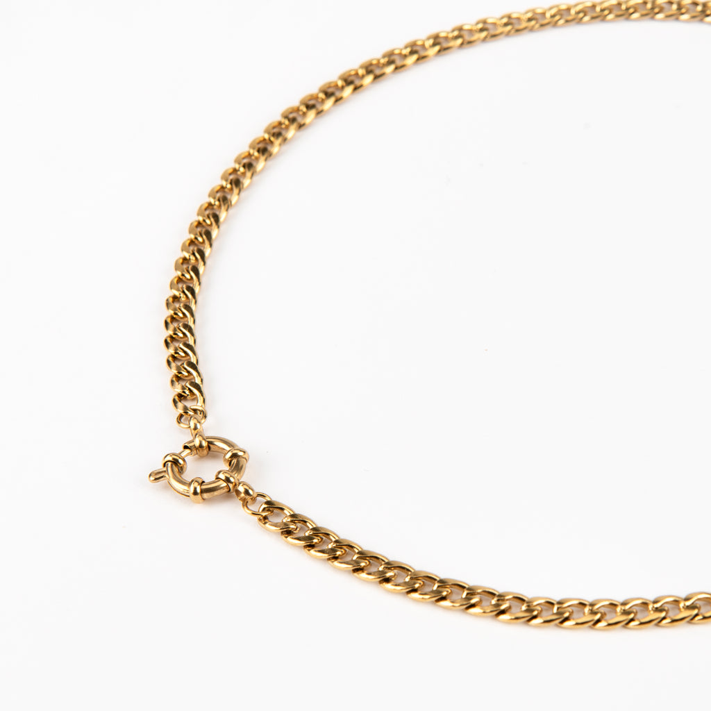 Billie Gold Plated Charm Necklace
