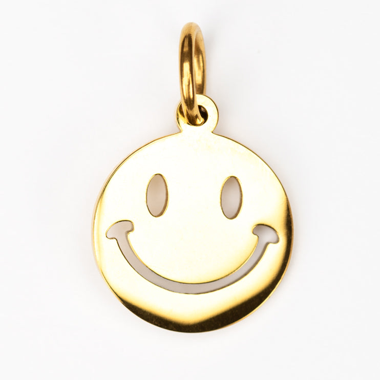 Gold Plated Smile Charm