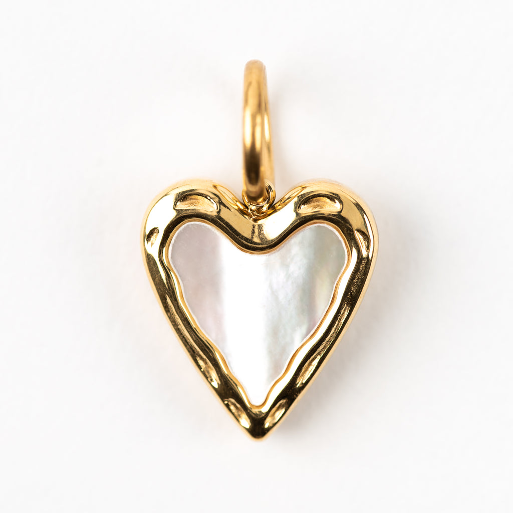 Sophie Pearl Heart Charm