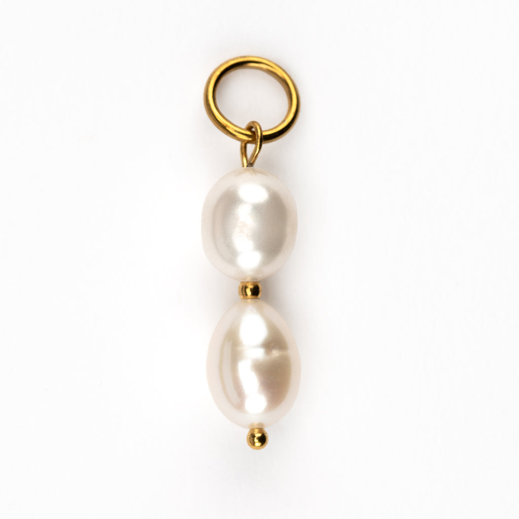 Three Pearl Drop Charm