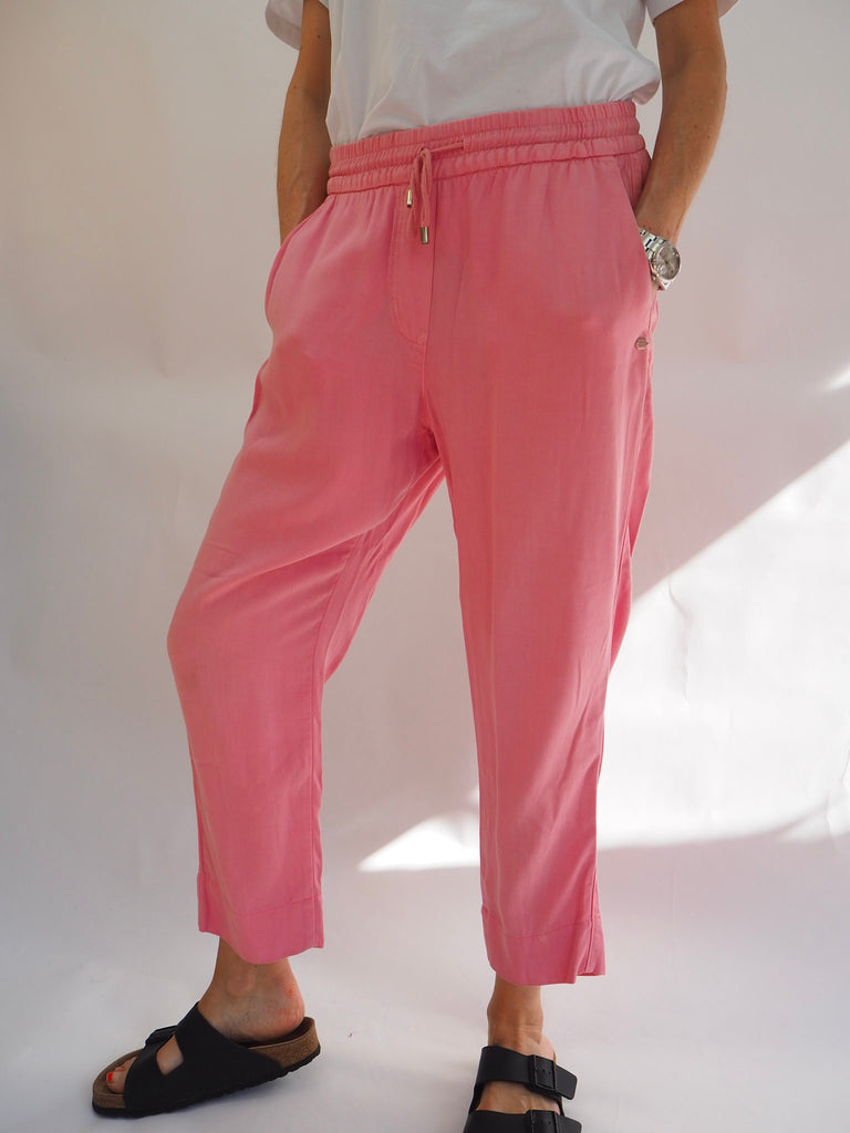 Preloved Gustav Pink Twill Trousers Size Medium 