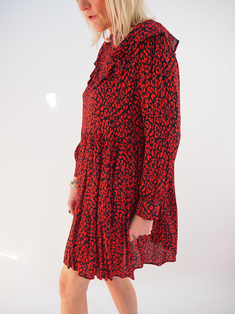 Preloved Zara Animal Print Dress Size Medium