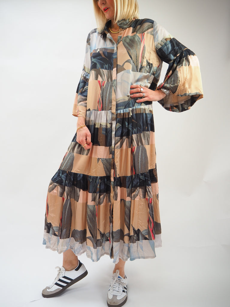 Preloved Munthe Printed Dress Size UK12