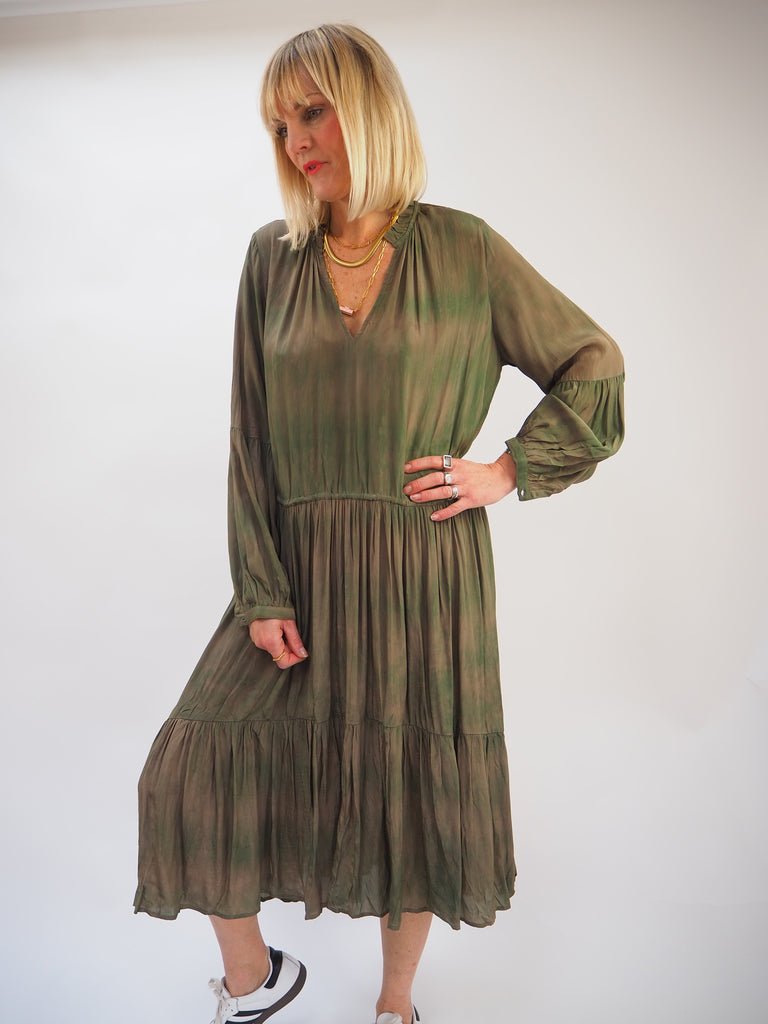 Preloved Project AJ117 Silk Blend Dress Size Small